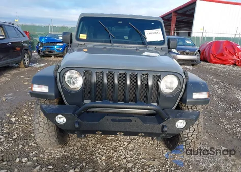 2021 Jeep Wrangler Unlimited Sport Altitude 4X4 из США, поврежденный, VIN 1C4HJXDN7MW814115